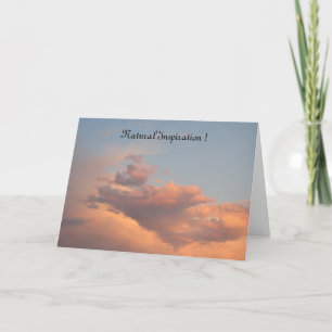Tarjeta ¡Tarjeta de inspiración natural Ambers!