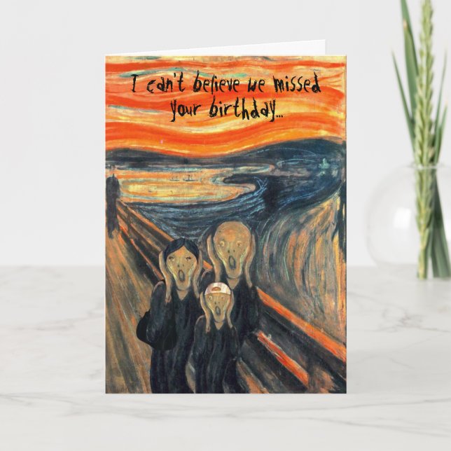 Tarjeta "Tarjeta de la familia del grito" (Anverso)