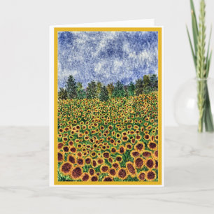 Tarjeta "Tarjeta de la galaxia del girasol"