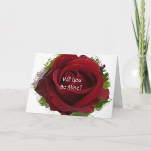 Tarjeta ¿Tarjeta de la oferta de la boda usted me casará?