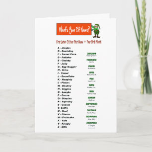 Tarjeta ¡Tarjeta de Navidad con Nombre de Elfo para Person