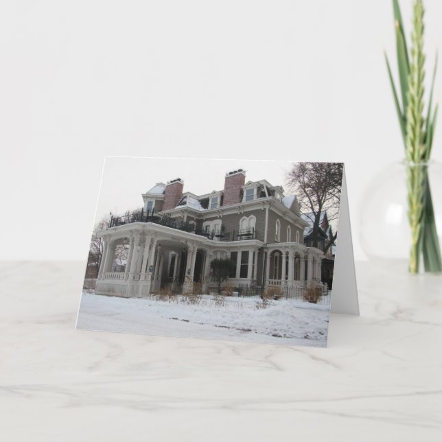 Tarjeta "Tarjeta de Navidad de Restaurante Forepaugh" (Anverso)