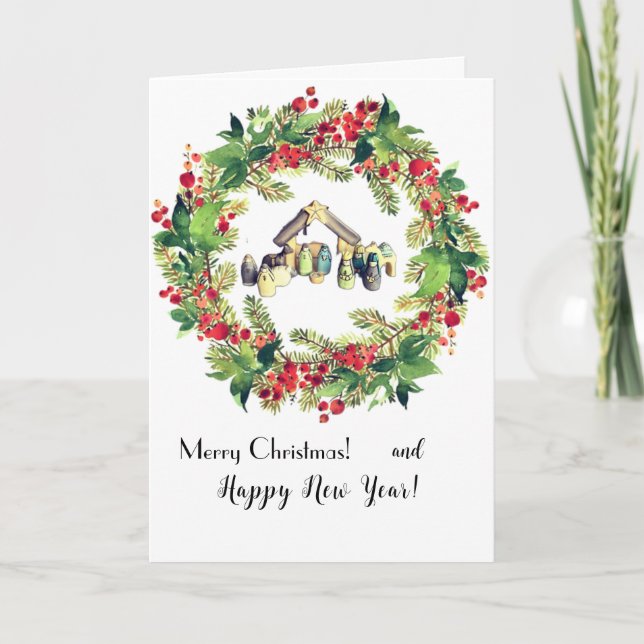 Tarjeta ¡Tarjeta de navidades! (Anverso)