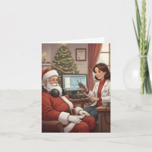 Tarjeta ¡Tarjeta de Navidades divertidos/amables para los