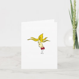 Tarjeta, tarjeta de plátano glamurosa. Tarjeta div