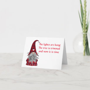 TARJETA **TARJETA DE "VECINO" DE NAVIDAD DE FELICIDAD**