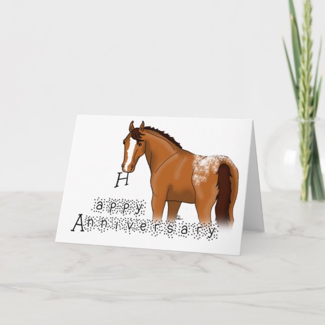 Tarjeta "Tarjeta del aniversario de Appy" (Anverso)