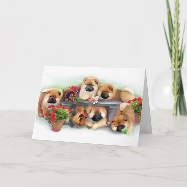 Tarjeta "Tarjeta del arte de los AYUDANTES del JARDÍN" (Anverso)