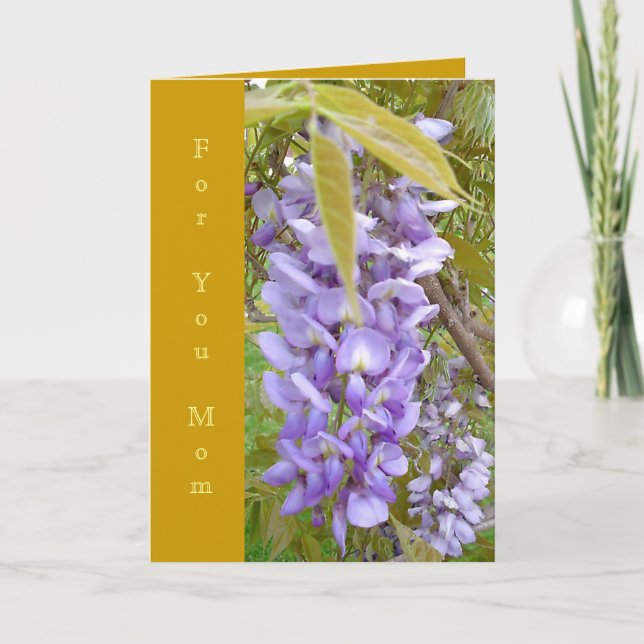 Tarjeta "tarjeta del corazón de una madre" (Anverso)