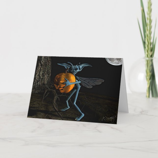 Tarjeta "Tarjeta del ladrón de la calabaza" (Anverso)