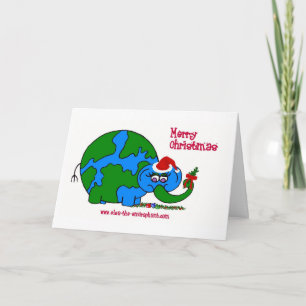 Tarjeta-Tarjeta del navidad de Elsa