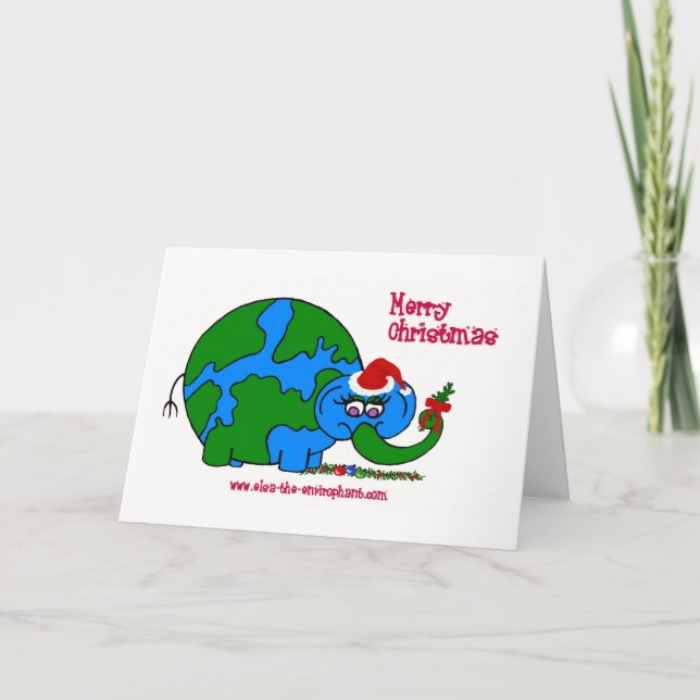 Tarjeta-Tarjeta del navidad de Elsa (Anverso)