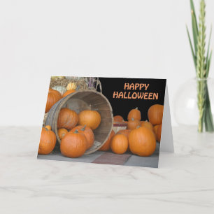 Tarjeta Tarjeta, "Happy Halloween Pumpkins"