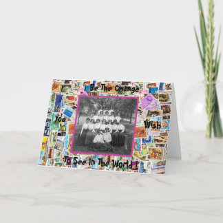 Tarjeta Tarjeta/hembra de la graduación