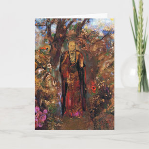 Tarjeta Tarjeta/invitación: Buda de Odilon Redon