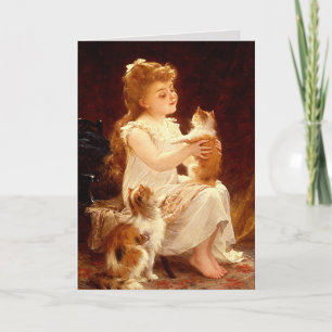 Tarjeta Tarjeta: Jugando con el Gatito