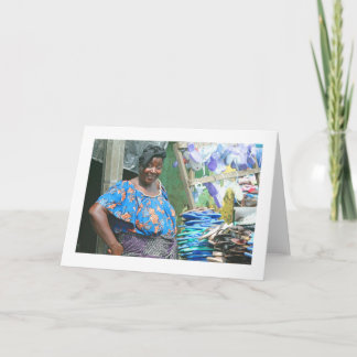 Tarjeta Tarjeta, "la señora del zapato de Abiyán "