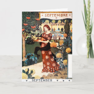 Tarjeta Tarjeta: Mes de septiembre - Septembre