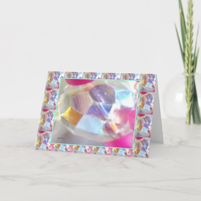 Tarjeta Tarjeta, saludando - luz de hadas (Anverso)