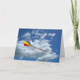 Tarjeta ¡Tarjeta - saludo - disfrute del día!