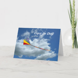 Tarjeta ¡Tarjeta - saludo - disfrute del día!