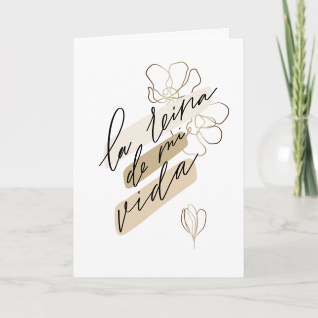 Tarjeta Tarjeta Tarjeta para Madre para Abuela Esp (Anverso)