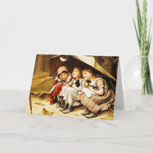 Tarjeta Tarjeta: Tres gatitos pequeños