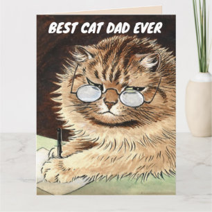TARJETA TARJETAS DE CUMPLEAÑOS DEL MEJOR PADRE GAT