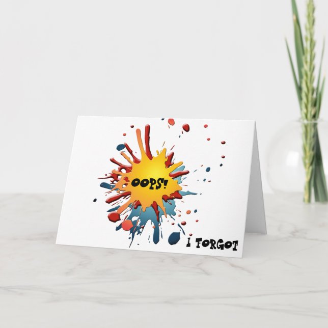 Tarjeta "tarjetas de cumpleaños divertidas" (Anverso)