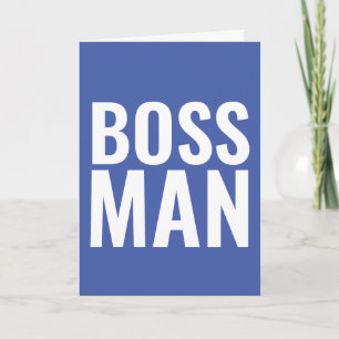 TARJETA ¡TARJETAS DE CUMPLEAÑOS PARA EL JEFE! HOMBRE DE JE