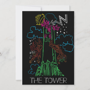 Tarjeta Tarot Blank - La Torre