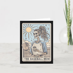 Tarjeta Tarot Card, madre de béisbol, Día de la Madre dive