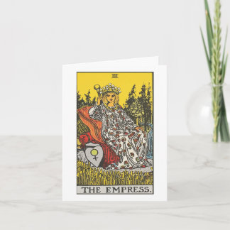 Tarjeta tarot de Empress - Tarot de Rider Waite Sm