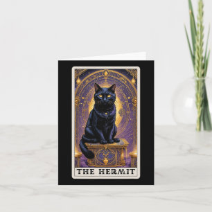 Tarjeta Tarot de gato negro para las garabatos erm