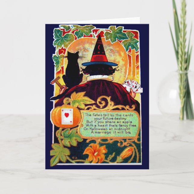 Tarjeta Tarot de Halloween (Anverso)