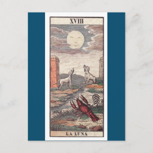 Tarjeta tarot de La Luna