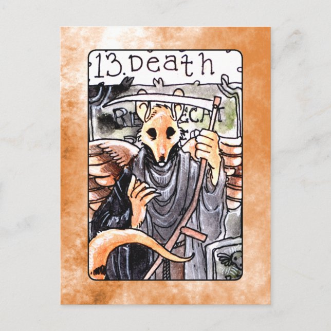 Tarjeta Tarot de Muerte (Anverso)