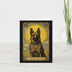 Tarjeta Tarot de Pastor Alemán