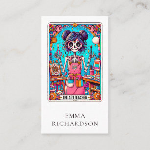 Tarjeta Tarot del profesor de arte