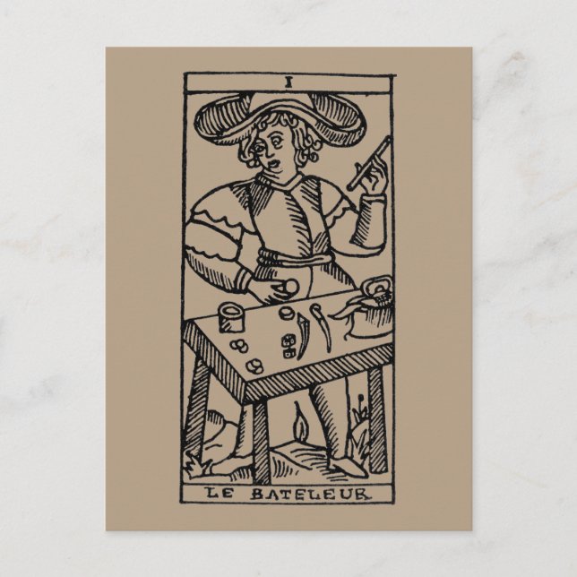 Tarjeta Tarot: El contrabandista (Anverso)
