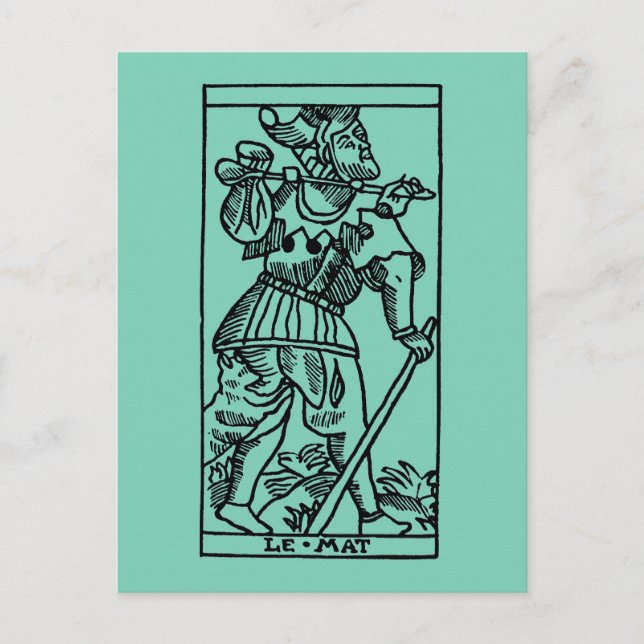 Tarjeta Tarot: El tonto (Anverso)