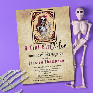 Tarjeta Tarot gótica a fiesta de cumpleaños de Tin