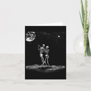 Tarjeta Tarot Kissing Skeleton Love Bones Horror G