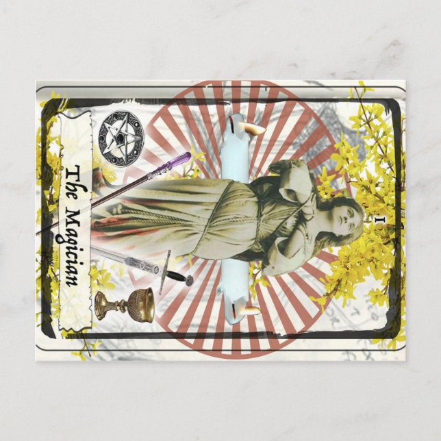 Tarjeta Tarot La Postales Magia (Anverso)