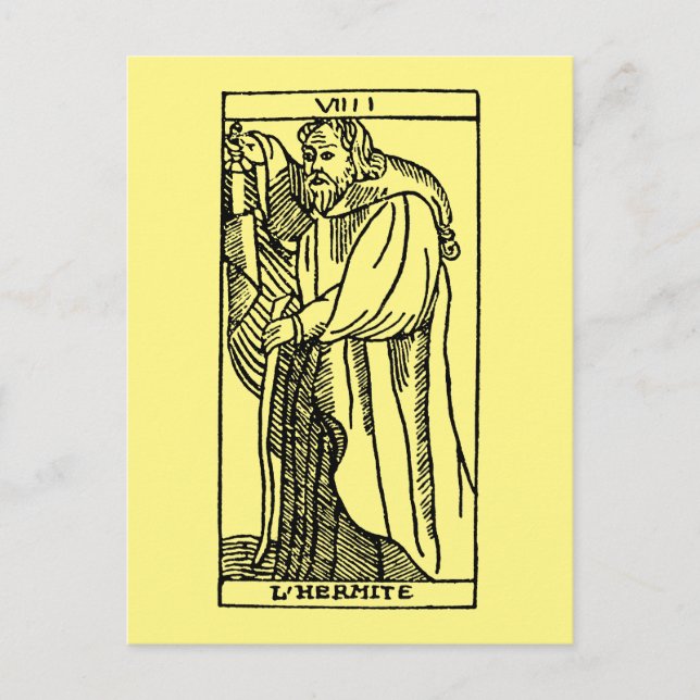 Tarjeta Tarot: The Hermit (Anverso)