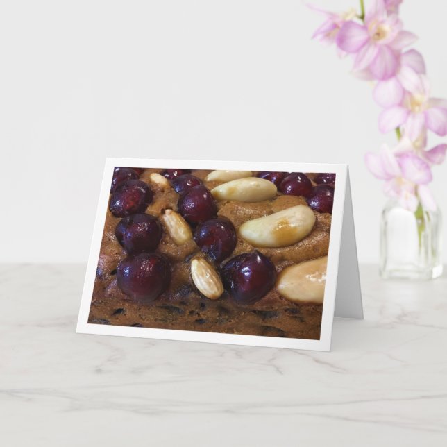 Tarjeta Tarta de Cereza y Nueces (Orquídea)