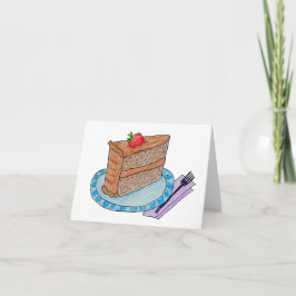 Tarjeta Tarta de Cumpleaños