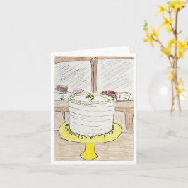 Tarjeta Tarta De Limón Cumpleaños