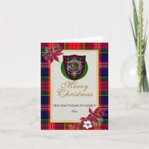 Tartan y Cresta del Clan Escocés MacPherson
