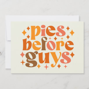 Tarjeta Tartas Antes que Chicos